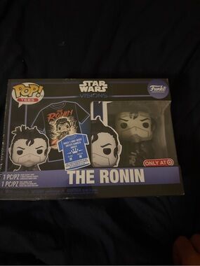 Funko Star Wars Visions The Ronin Pop! Tees — Black and Purple